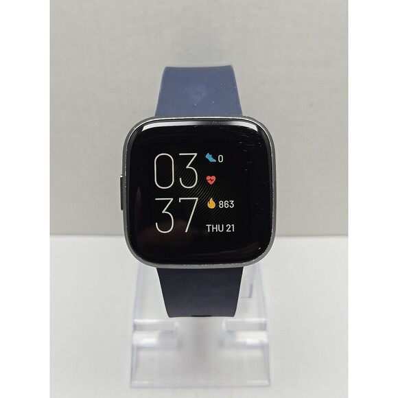 Fitbit Versa 2 Smartwatch Gray 40mm Alexa WR50M Always On Display No Charger - Picture 1 of 10
